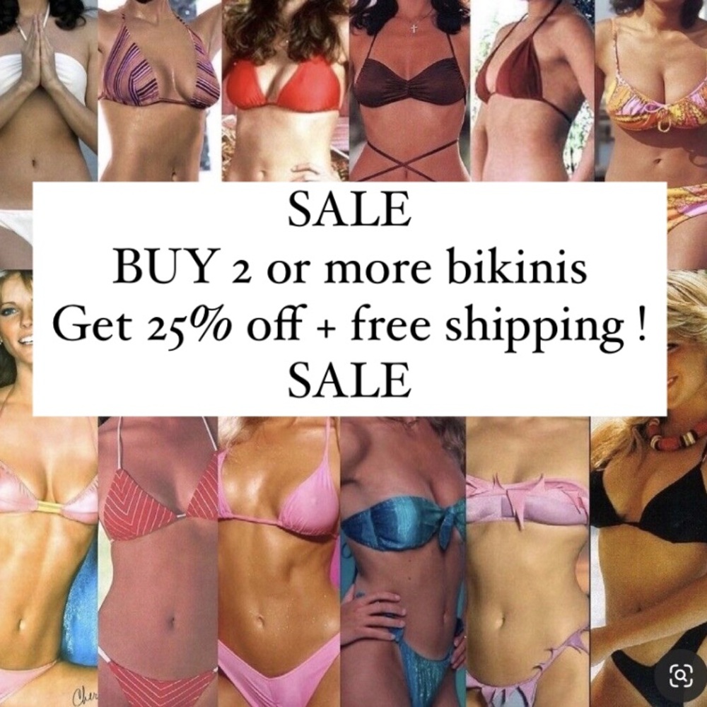 Buy 2 Bikini / Swim get 25% & FREE SHIPPING